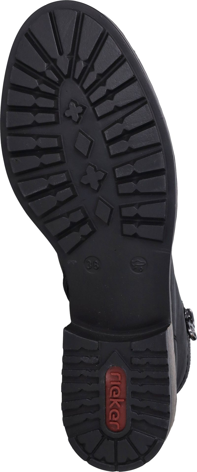 Rieker Veterboots Zwart Dames