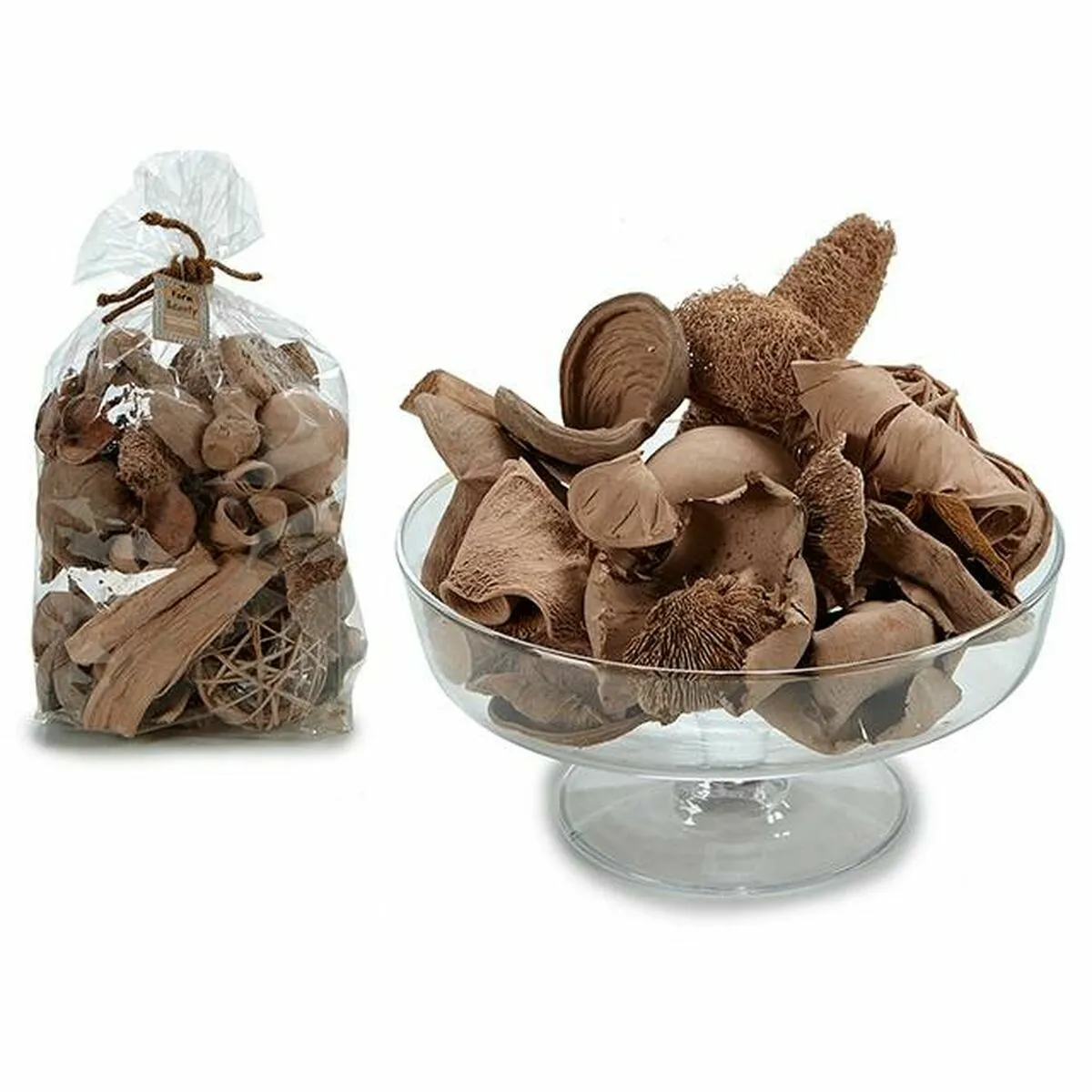 BigBuy Home Fleurs décoratives Marron (6 Unités)