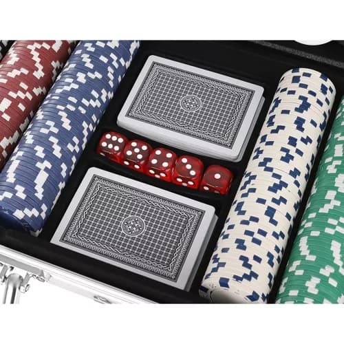 Poker - sett med 300 sjetonger i etuiet HQ 23528