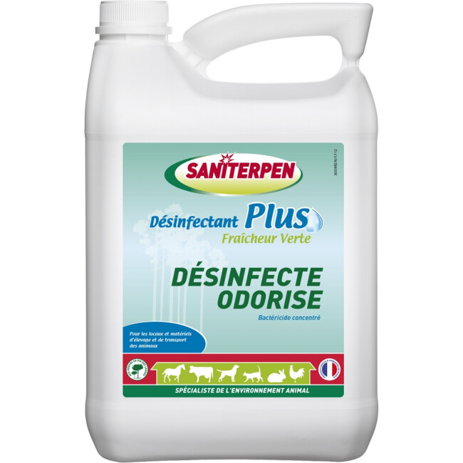 Désinfectant d'extérieur Saniterpen Plus Fraîcheur Verte