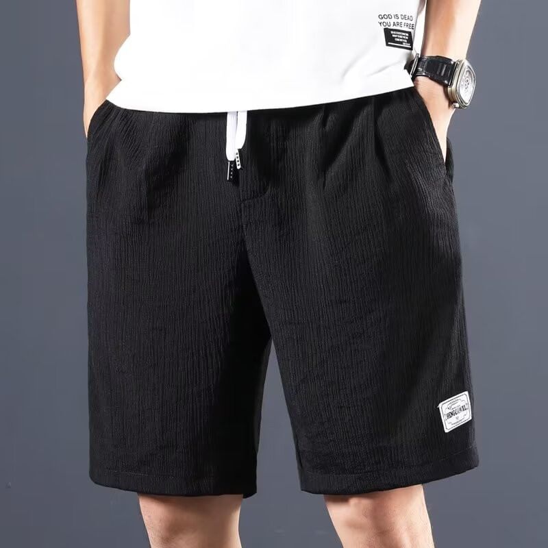 Acrius - Shorts met trekkoord en applicatie