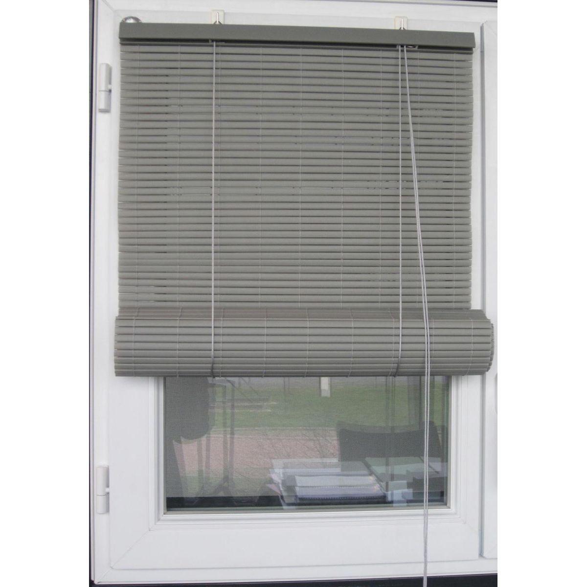 STORE ENROULEUR PVC 120X180CM GRIS