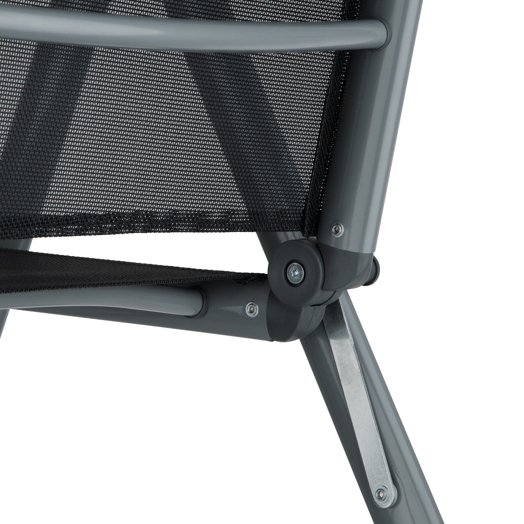 tectake® Sitzgruppe, mit Aluminiumgestell, für 4 Personen, UV-beständig, Tisch mit Sicherheitsglasplatte und Ausgleichsschrauben
