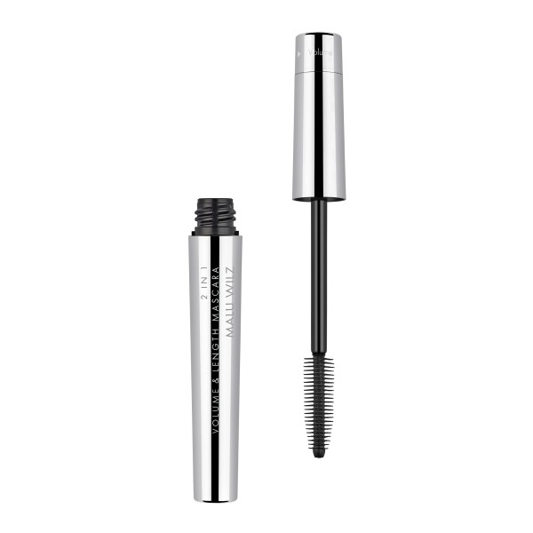 Malu Wilz 2in1 Volume & Length Mascara Nr.01 Pitchy Black 8ml
