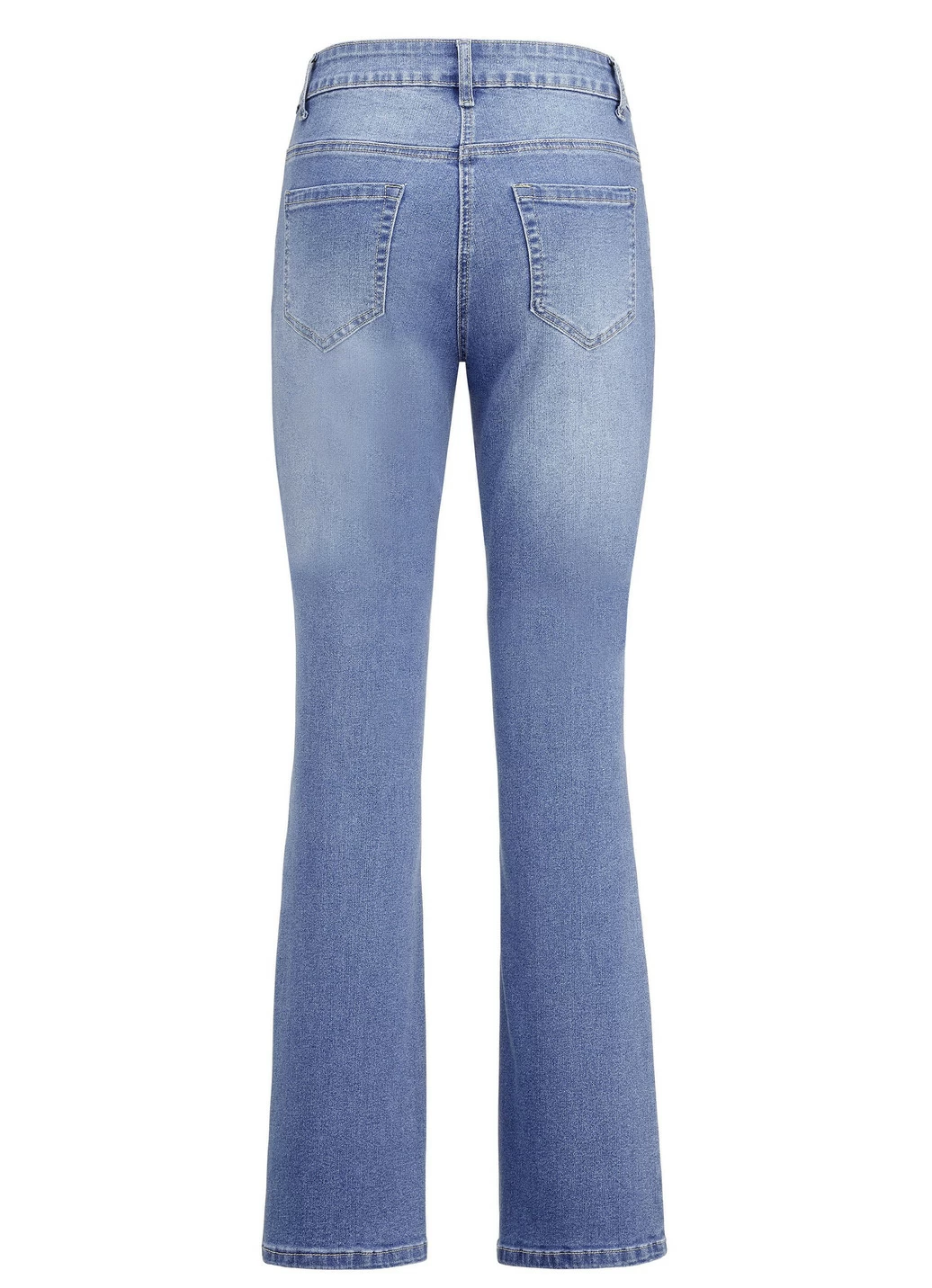 Jeans mit leicht ausgestellter Beinweite