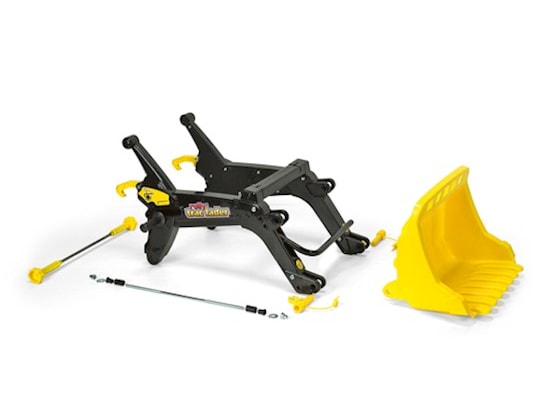 ROLLY TOYS - Kart à pédales Rollytrac lader chargeur de tracteur noir et jaune