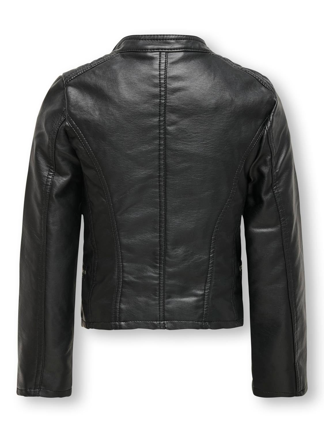 KOGFREYA Kunstlederjacke Black