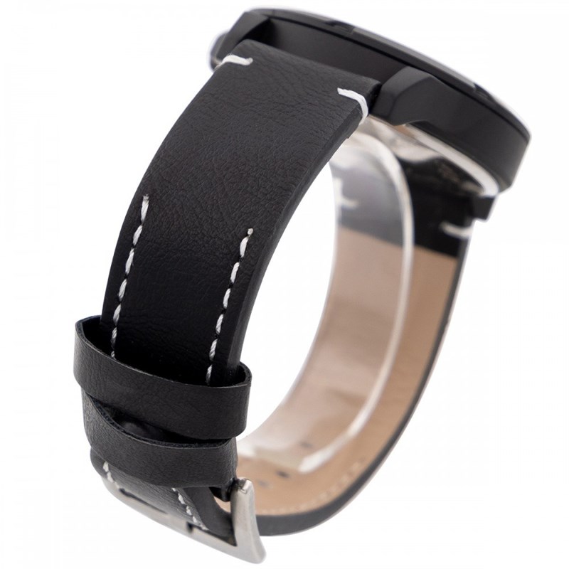 Montre Homme M. JOHN bracelet Cuir Noir