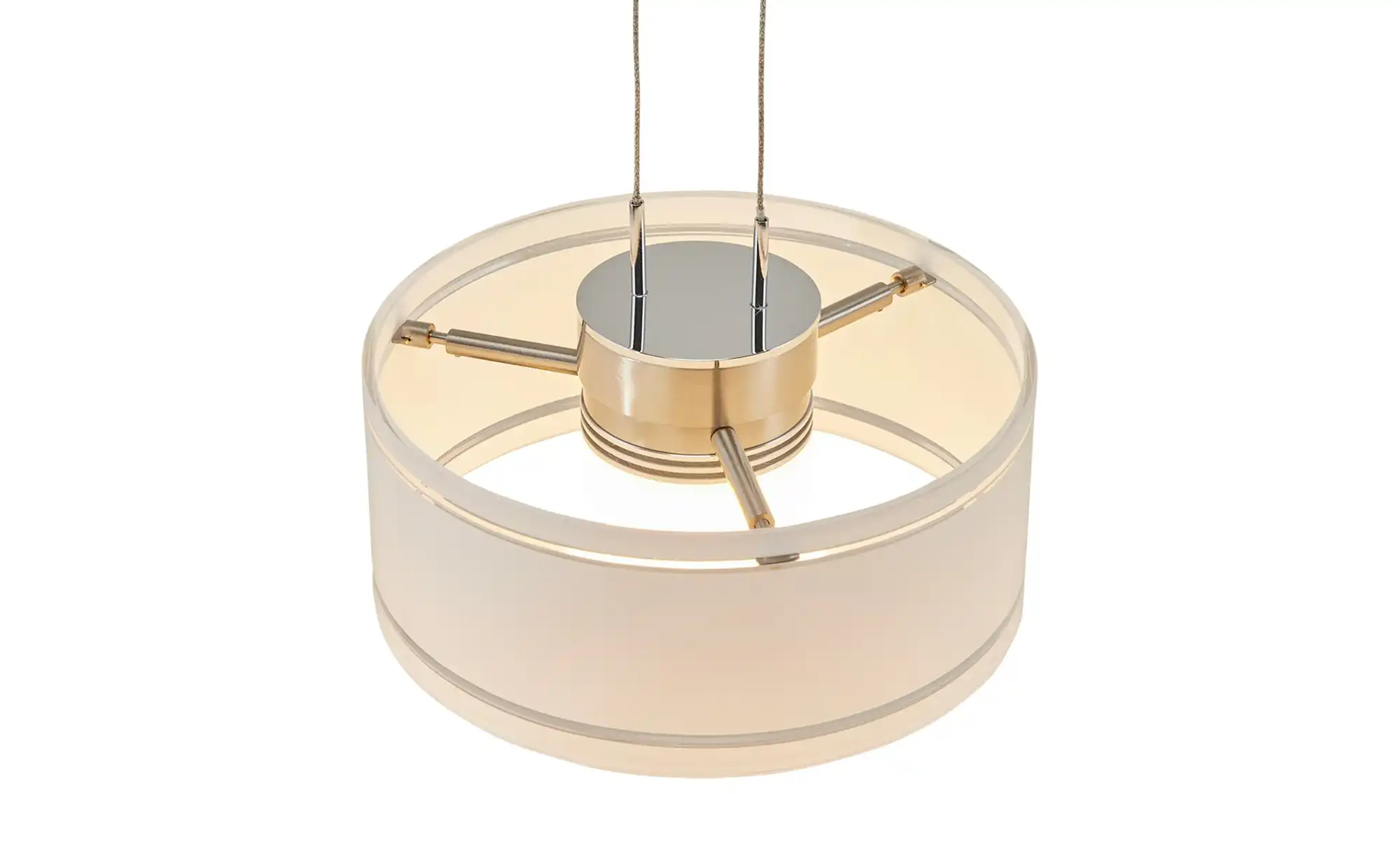 Fischer-Honsel LED-Pendelleuchte, 3-flammig, Nickel matt