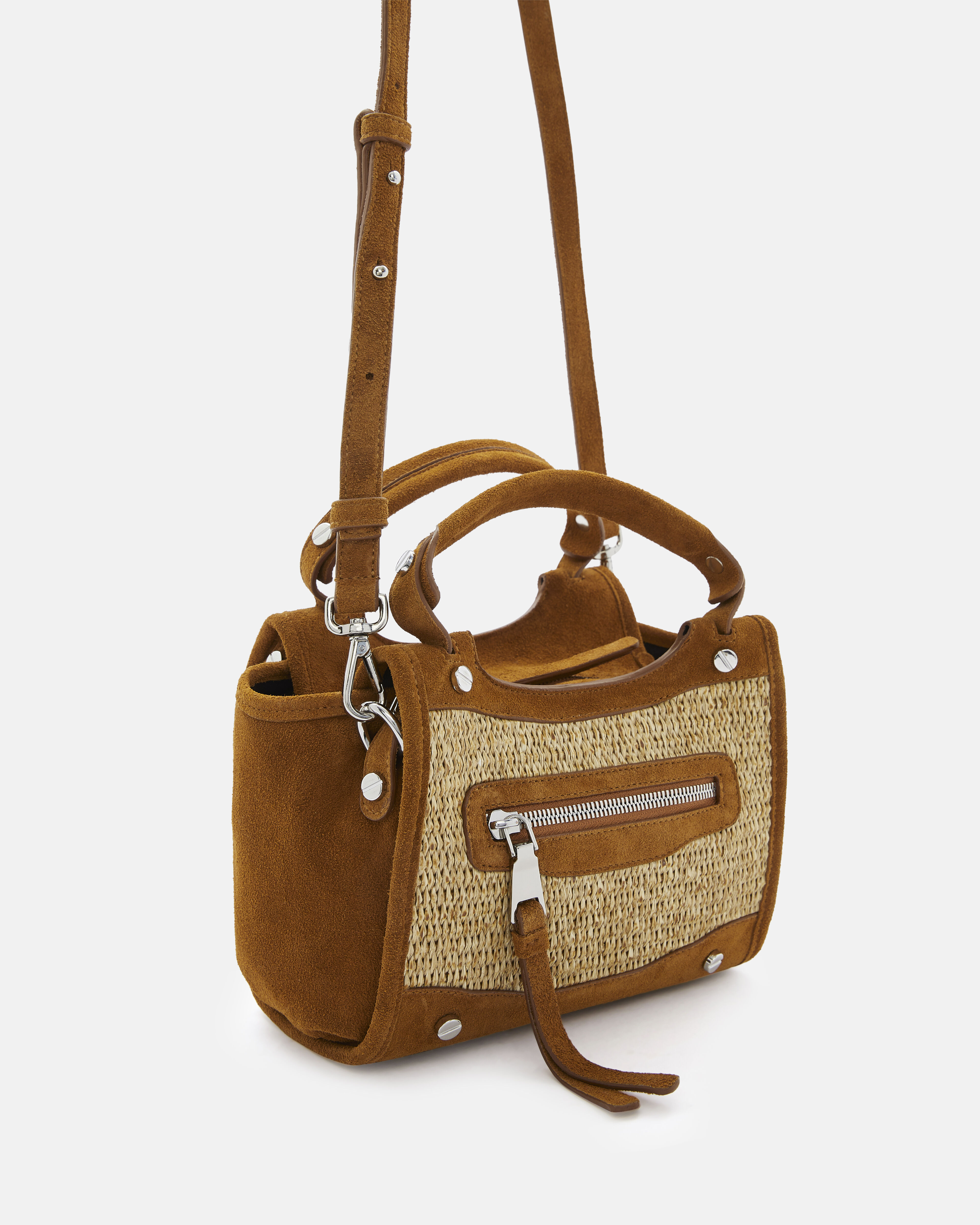 PORTE TRAVERS FABRIZIO Naturel cuir