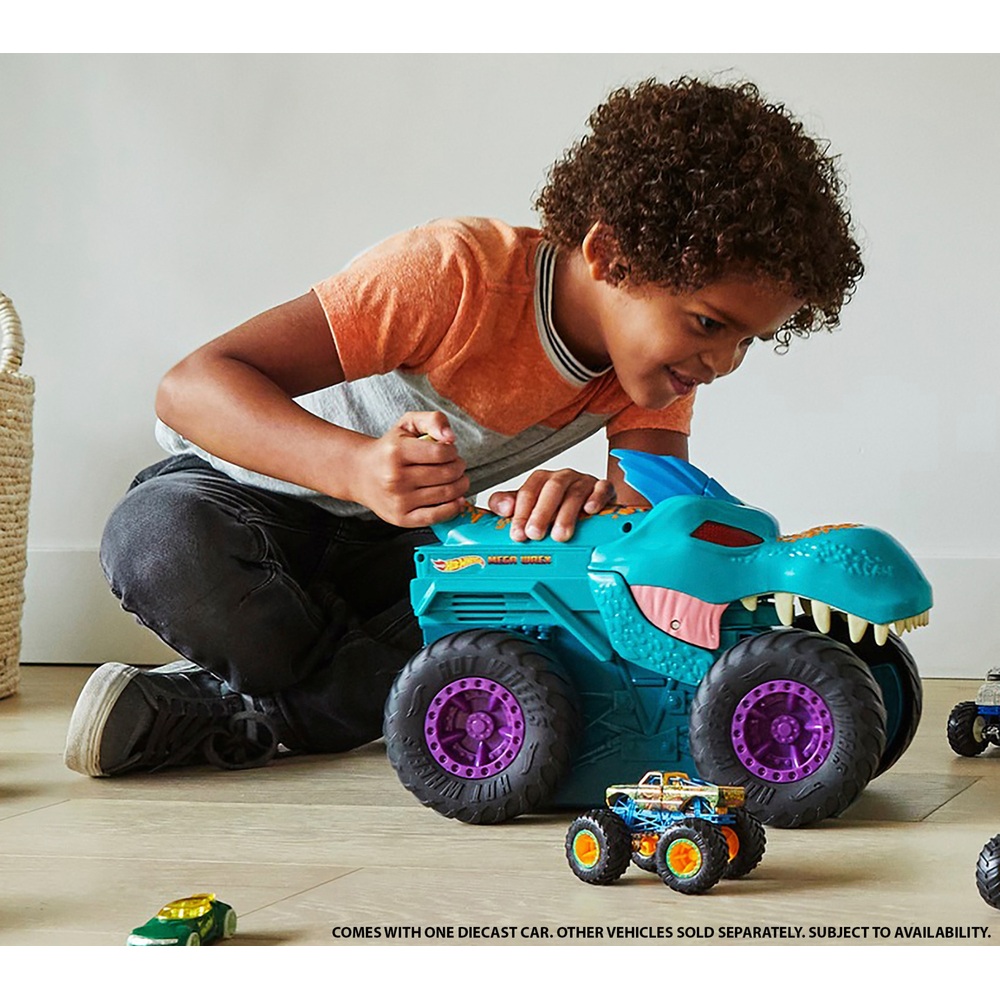 Hot Wheels Monster Trucks Car Chompin' Mega Wrex