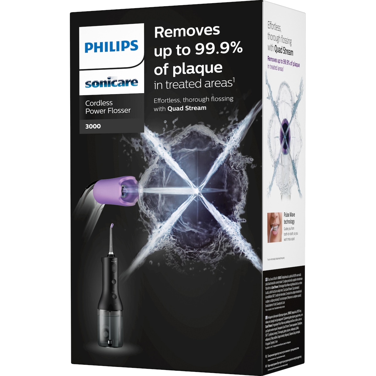 Philips 3000 Series Sonicare vannflosser HX3826/33 (sort)