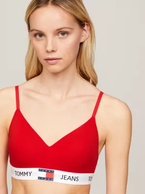 Sutiã Push-Up com Logo Heritage