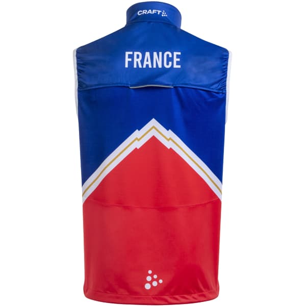 Veste ski de fond CRAFT VEST LIGHT FFS 24 M BLUE/WHITE/RED