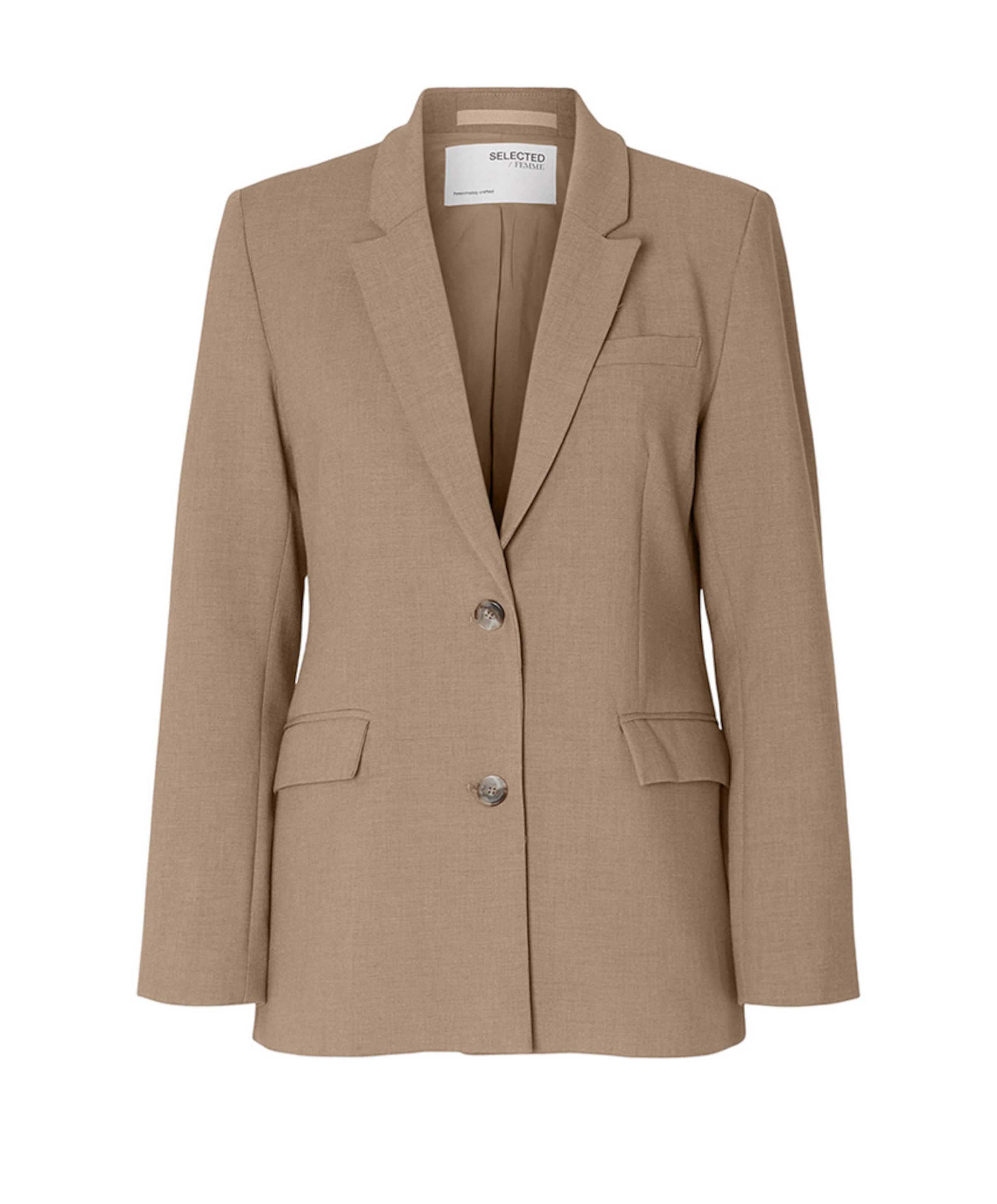 Selected Dames blazer beige