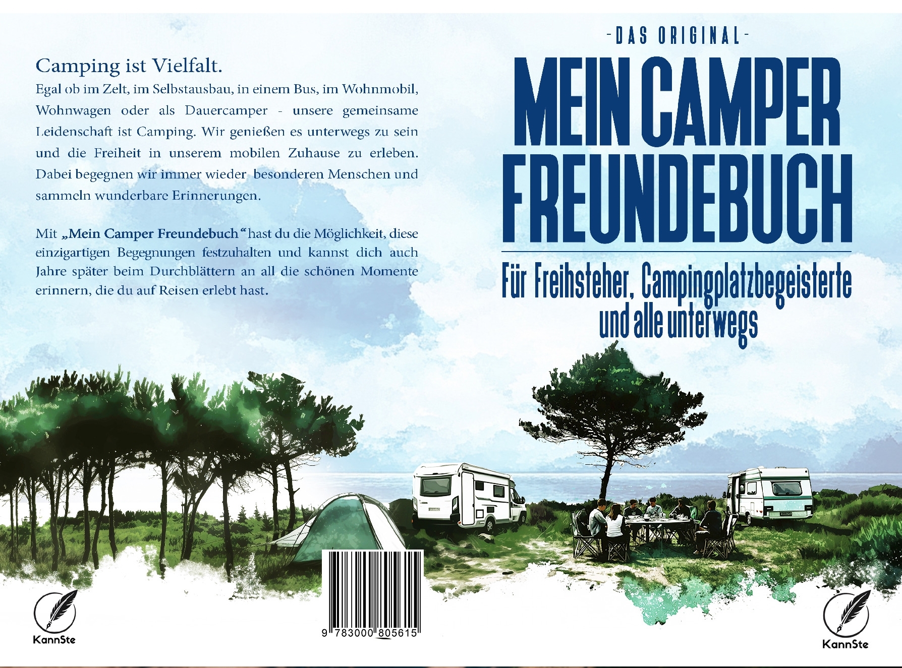 KannSte Mein Camper Freundebuch für Camping und Vanlife