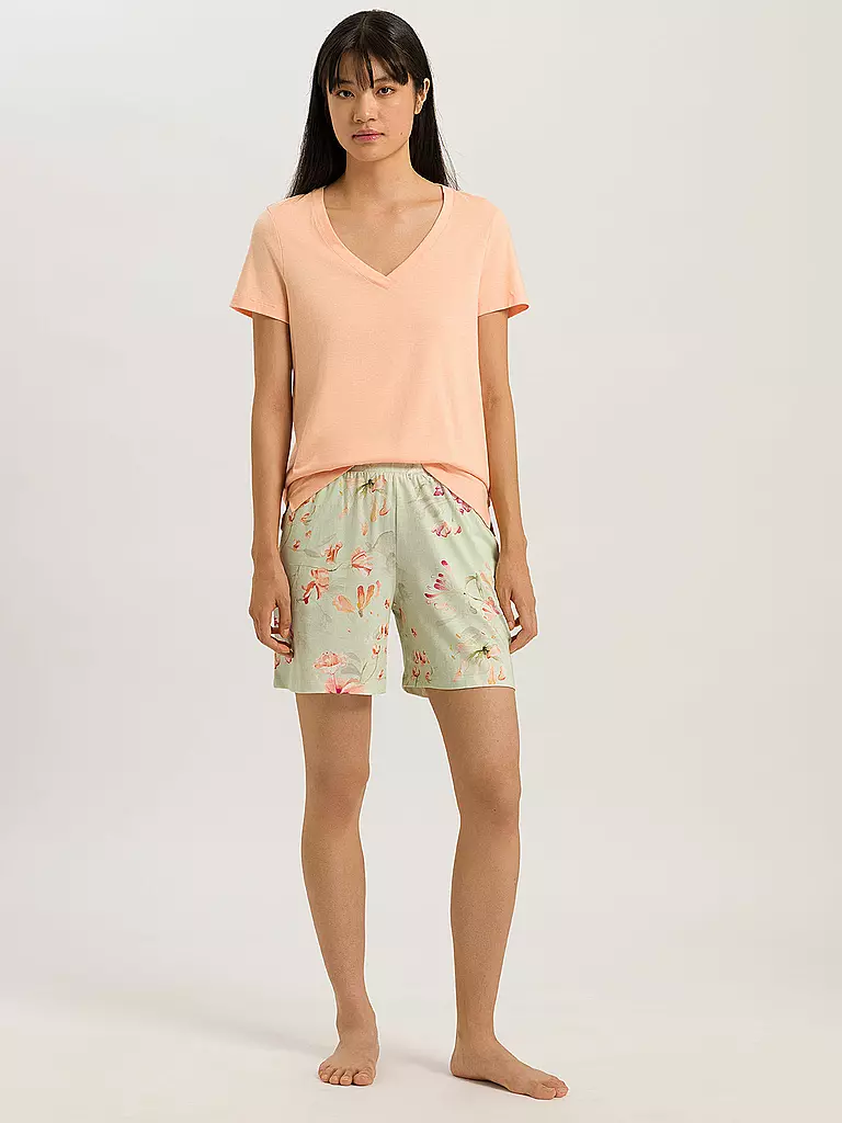 HANRO Pyjamashirt SLEEP & LOUNGE orange