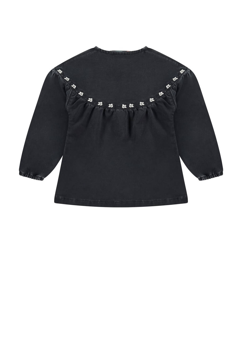 Stains&Stories blouse antraciet