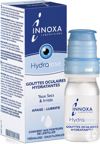 Innoxa Gouttes Oculaires Hydratantes Yeux Secs Et Irrités Formule Incolore Flacon 10ml