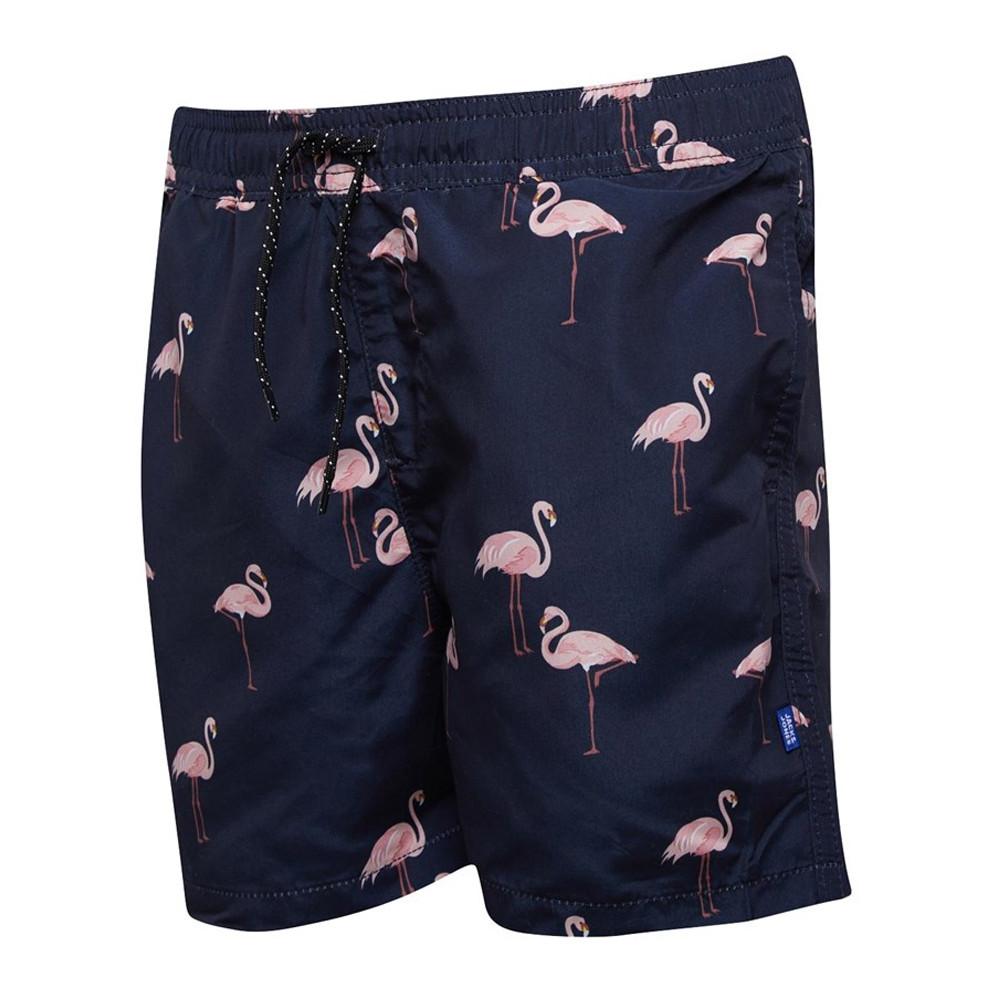 Jack & Jones Short de bain Marine/Flamants Roses Garçon Jack & Jones Staruba