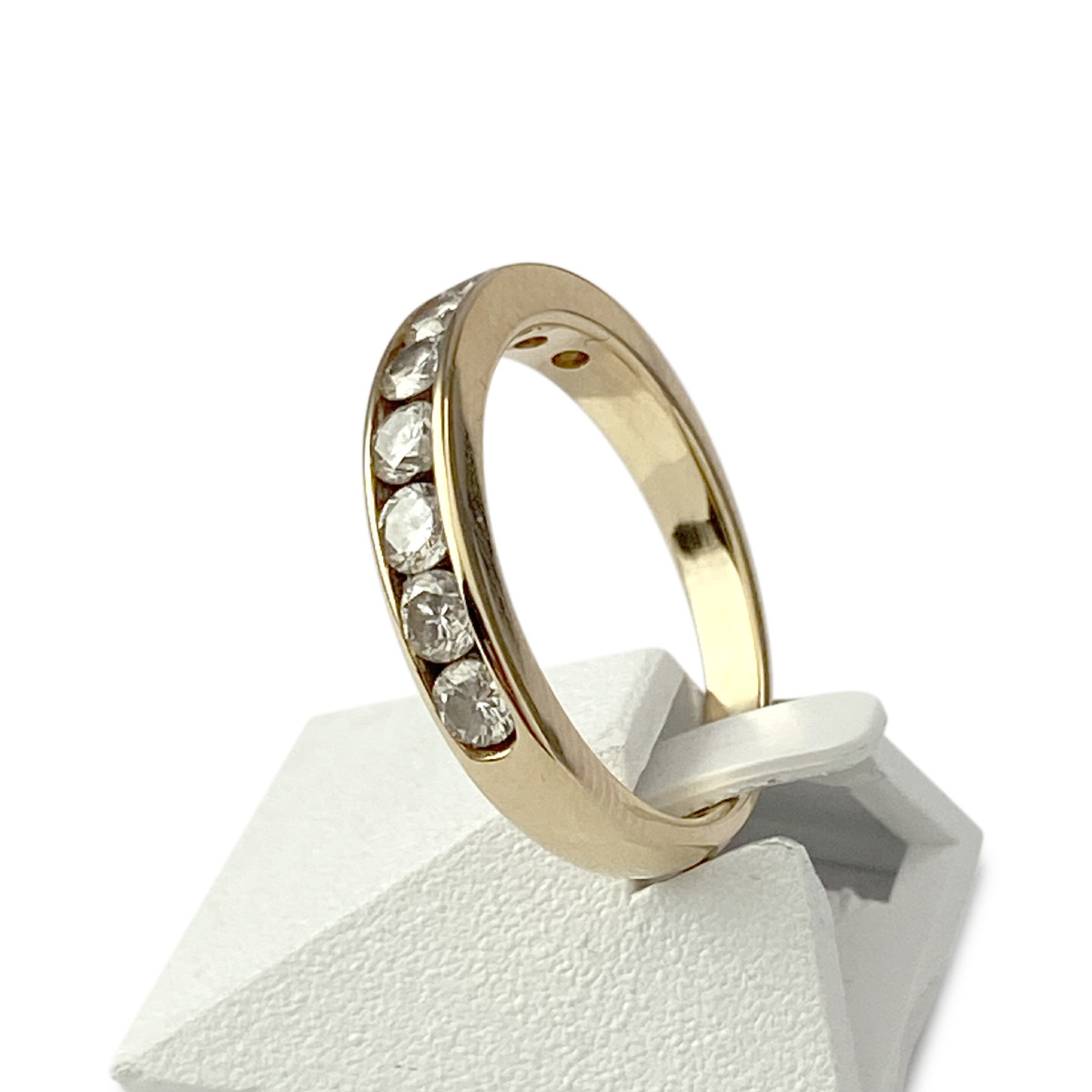 Bague d'occasion or 750 jaune diamants