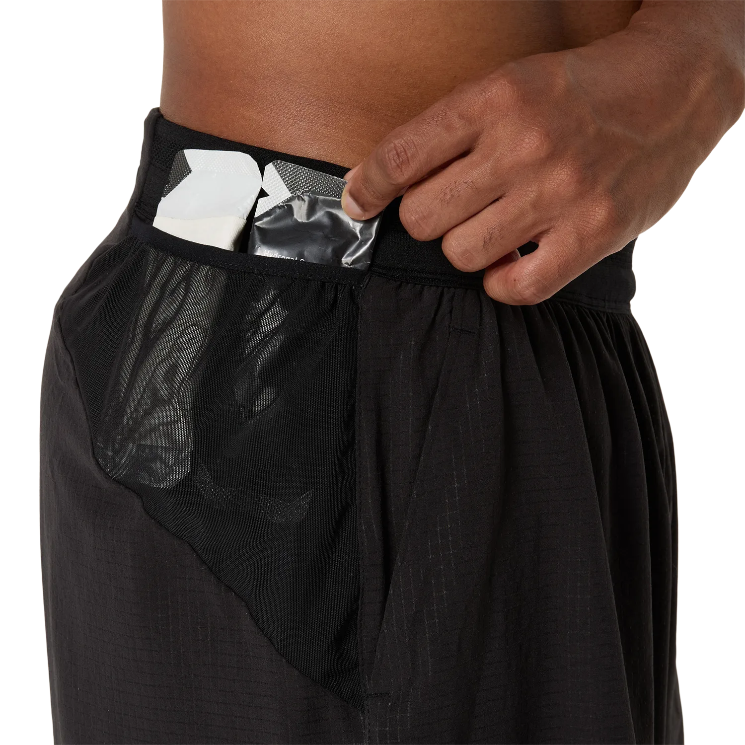 Asics Ms Fujitrail Elite Short Performance Black