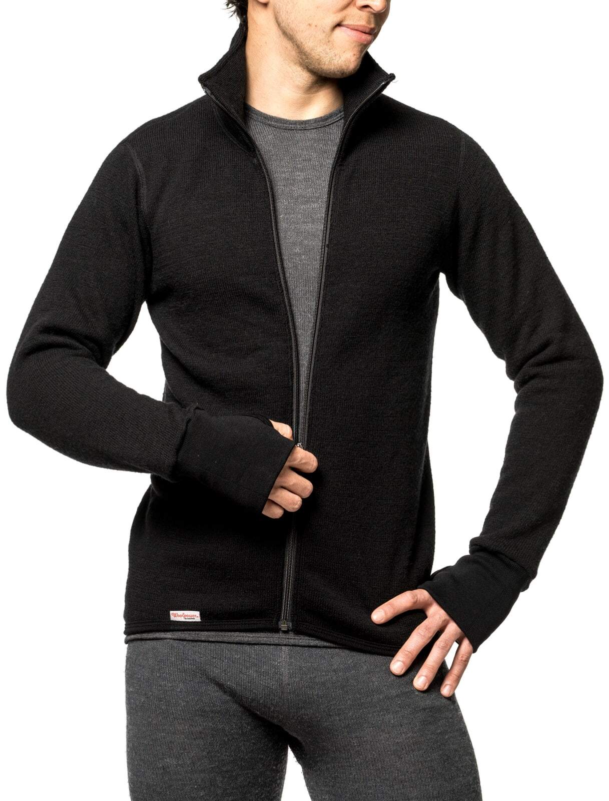 Woolpower Full Zip Jacket 400 Black
