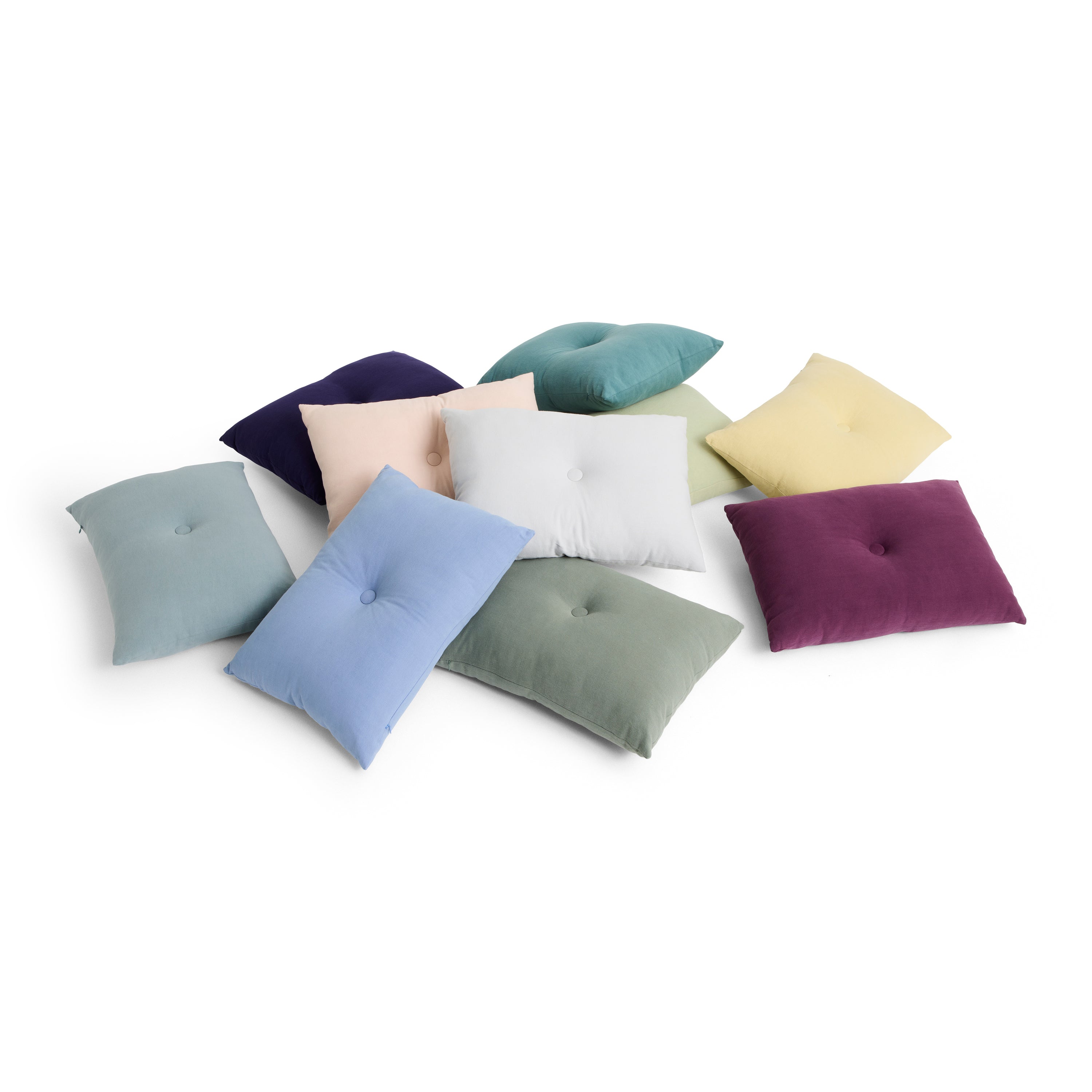 HAY Dot Linen Sierkussen 45 x 60 cm - Pigeon Blue