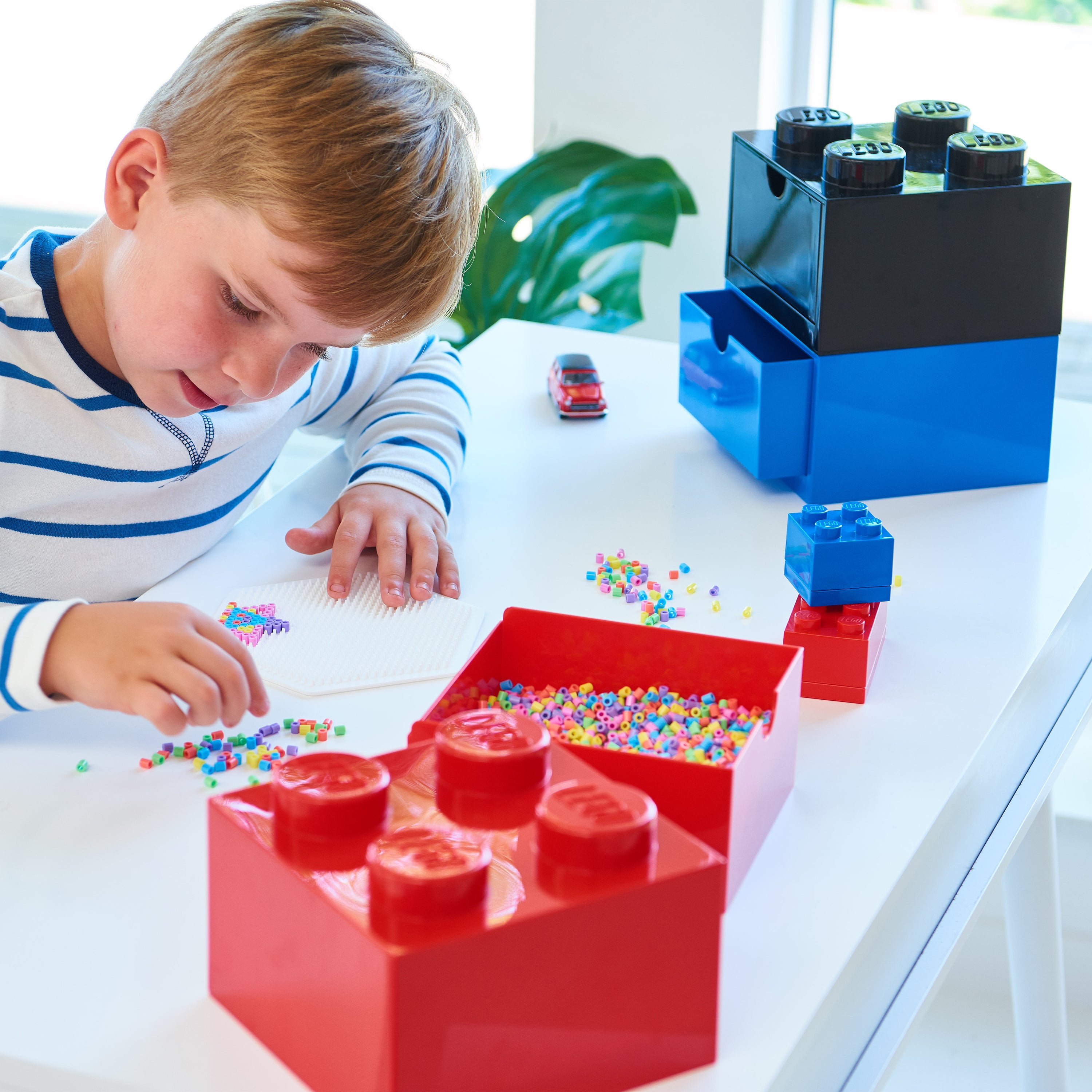 LEGOÂ® Brick 4 Opbergbox Met Lade - Blauw