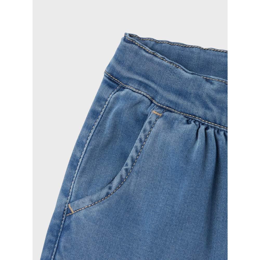 Køb Name It Medium Blue Denim Bella Wide Jeans Noos