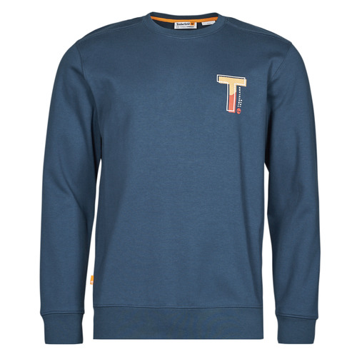 Timberland - LEFT CHEST GRAPHIC INTERLOCK - Bleu
