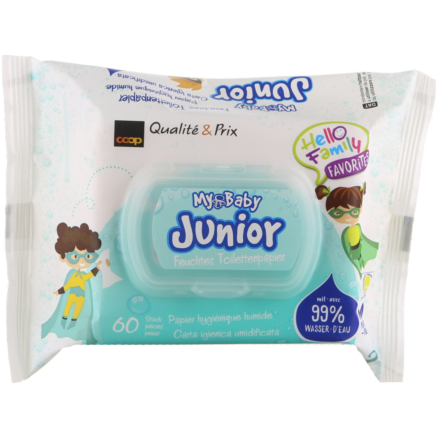 My Baby Junior Water Wipes feuchtes Toilettenpapier