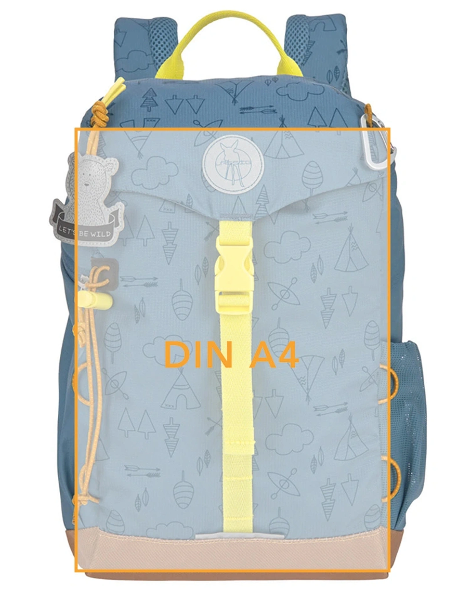 Kinderrucksack ADVENTURE MINI (22x32x12) (Farbe: blau)