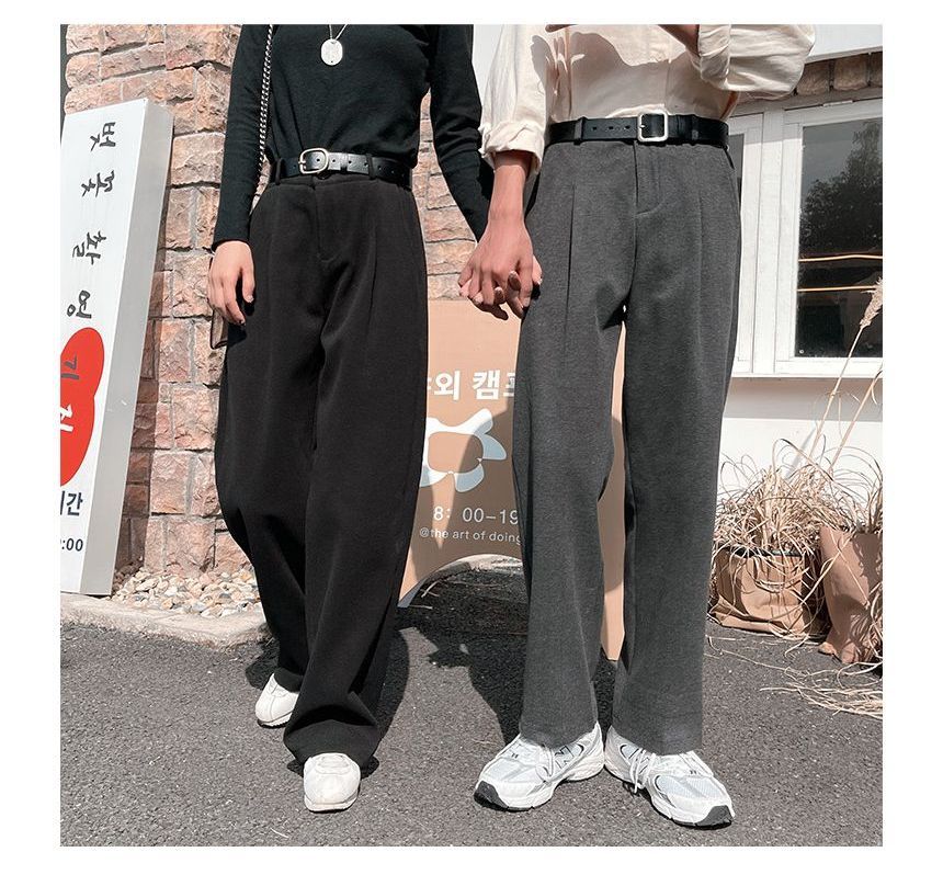 Bay Go Mall - Hoge taille effen losse broek