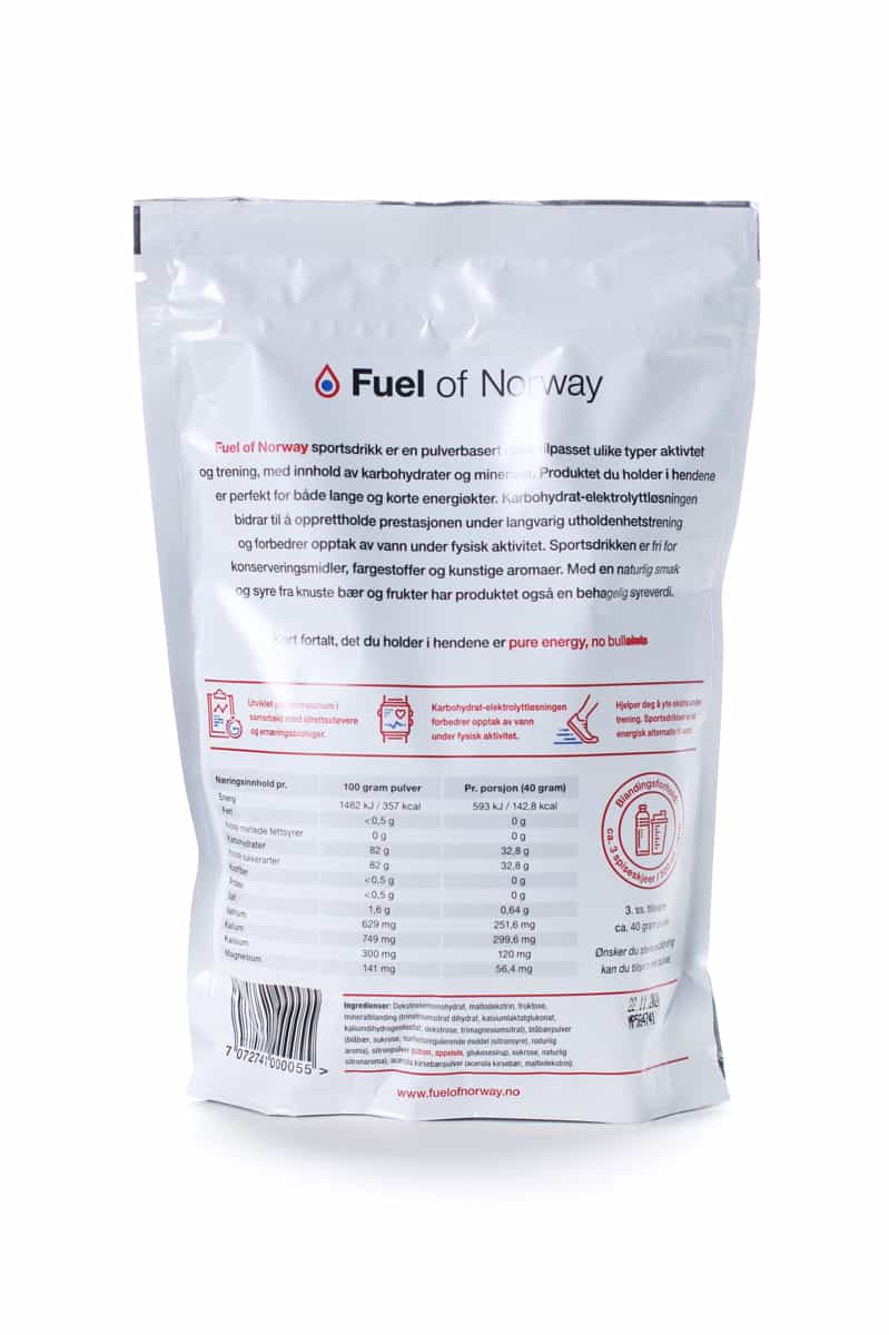 Fuel of Norway Sportsdrikke White