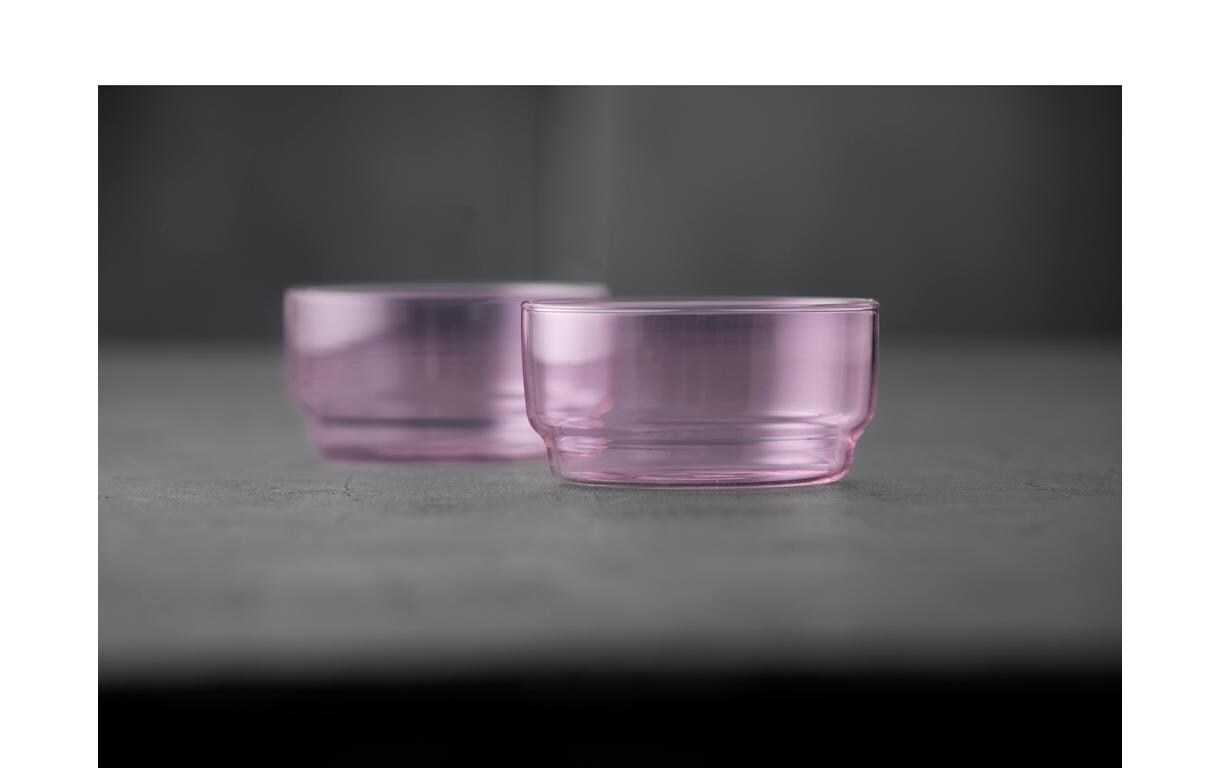Schale Torino Pink, 2 Stück, 12 cmGlasschüssel zum Servieren einer Vielzahl von Speisen