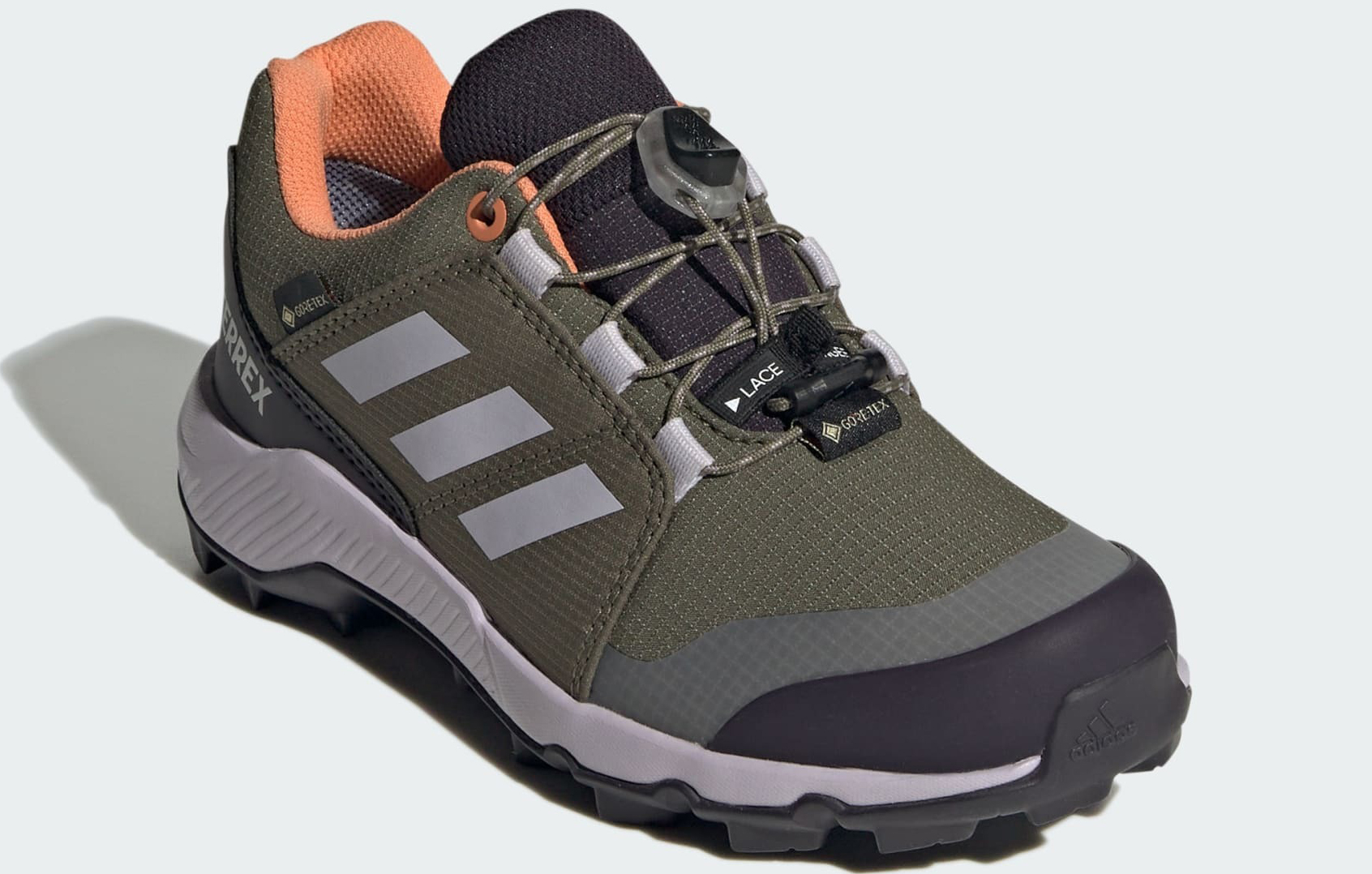 Terrex GTX Junior Olive Strata/Silver Dawn/Amber Tint