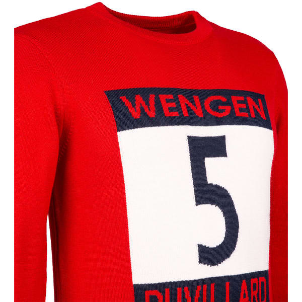 Pull DUVILLARD KNIT PULLOVER PHILIP RED