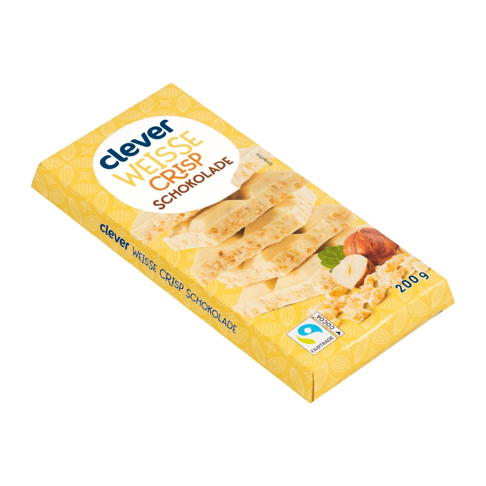 Clever Schokoladentafel Weisse Crisp