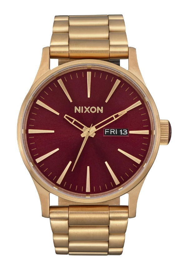 Nixon Sentry SS Oxblood Sunray/Gold A3565094
