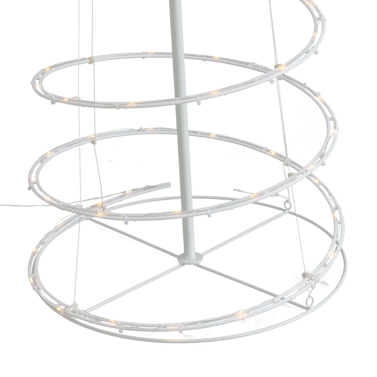 Kerst kerstboom wit incl. LED IP44 - Puno
