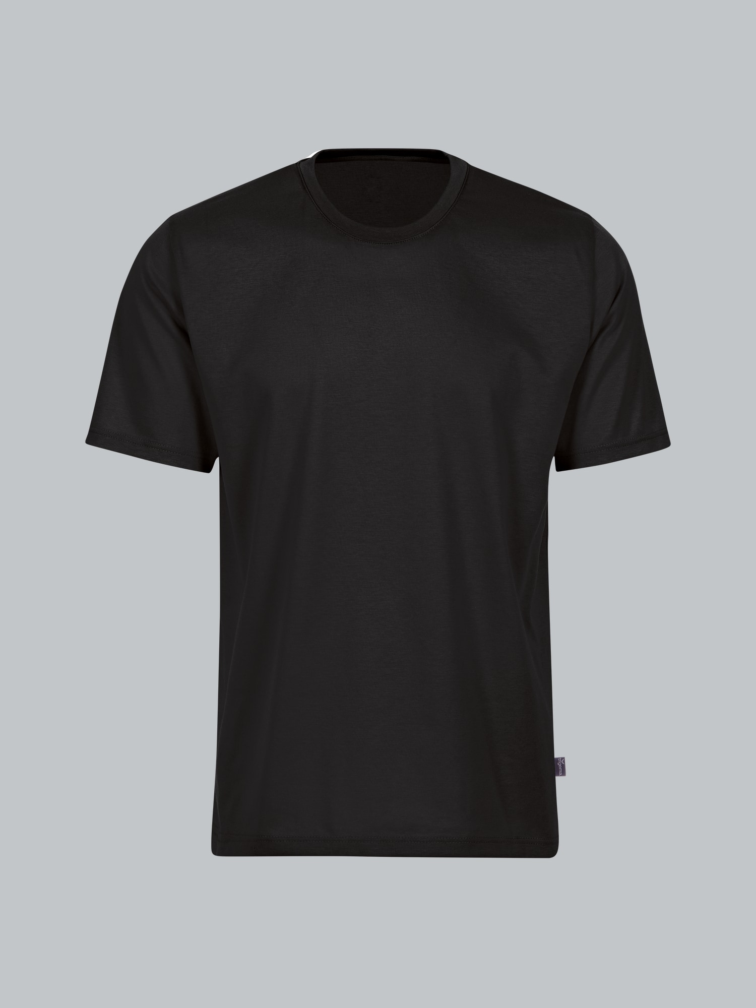 T-Shirt aus 100% Baumwolle Schwarz