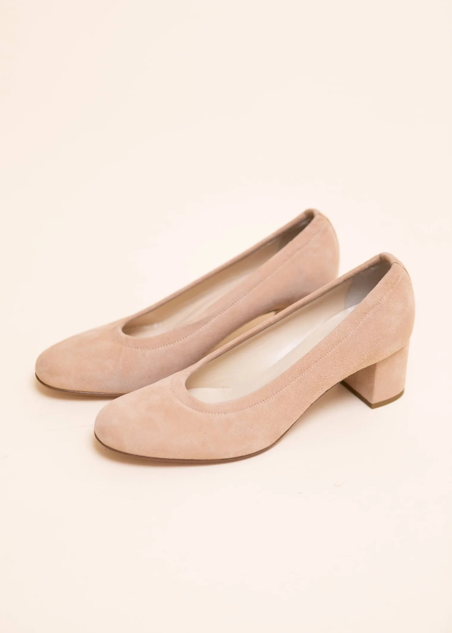 BALLERINE HOVE VELOURS BEIGE