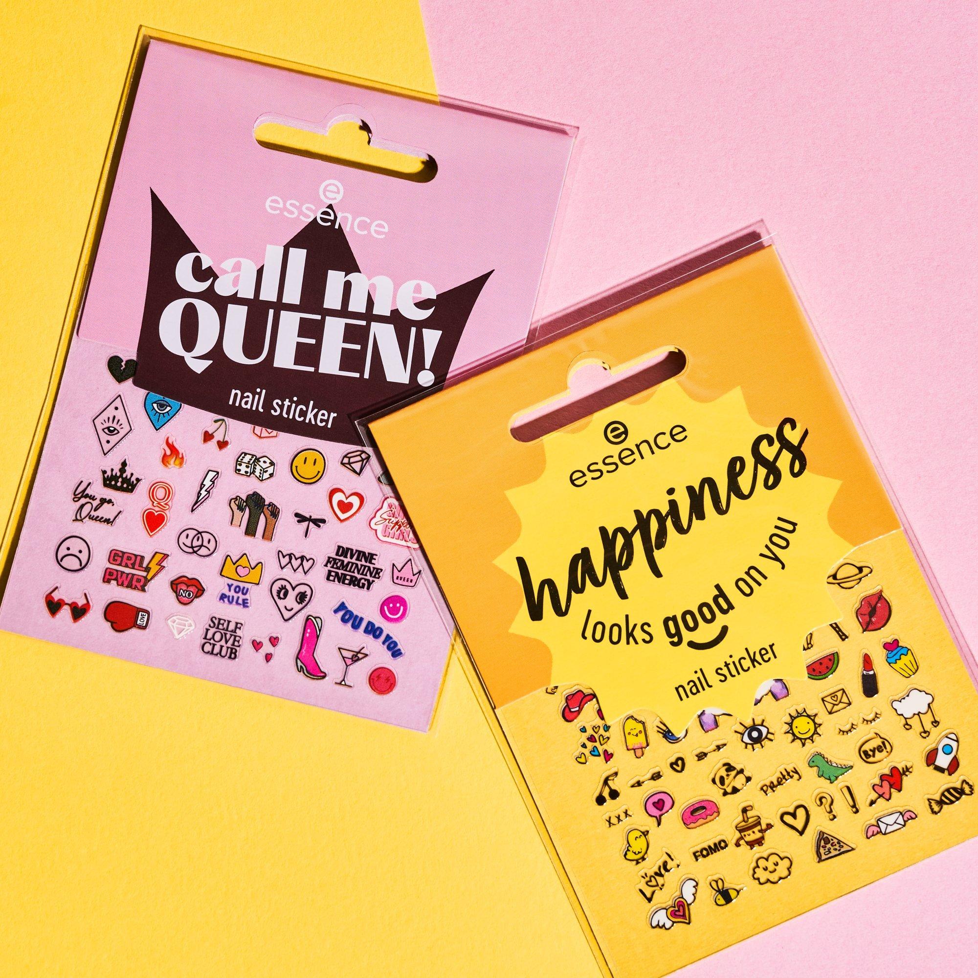happiness looks good on you nail sticker ongles
