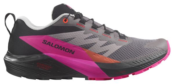 Chaussures de Trail Salomon Sense Ride 5 Gris/Rose