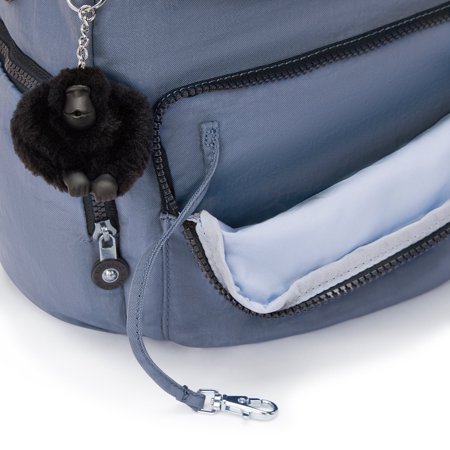 Kipling City Zip S blue lover