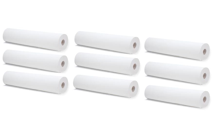 Liegenabdeckung Ärztekrepp weiss, 60 cm 9 RollenAbdeckung zum Schutz der Therapieliege