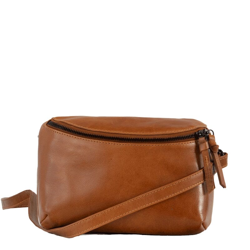 Saccoo Grazie Schoudertas Cognac