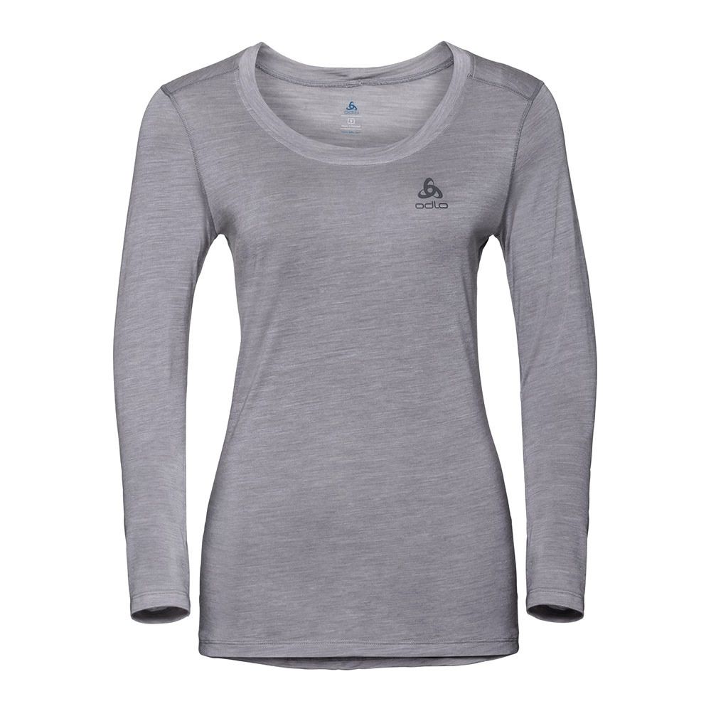 Odlo MERINO 130 - Sous-couche Femme grey melange