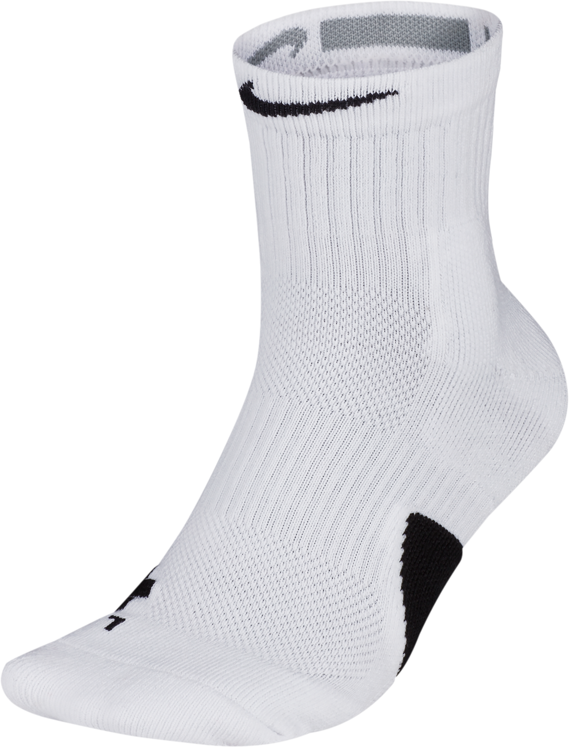 Nike Elite Mid Socks Running Weiss F100